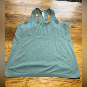Athleta Sage Green Momentum Tank Camisole Razorback Top Size 1x